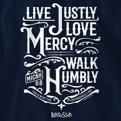 Live Justly Kerusso Christian Long Sleeve T-Shirt