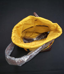 Plaid Bucket Handbag