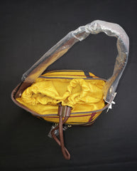 Plaid Bucket Handbag