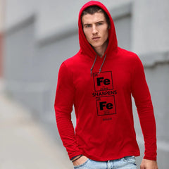 Iron Sharpens Iron Kerusso Christian Hooded T-Shirt