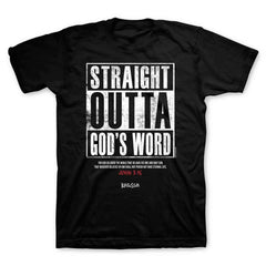 Straight Outta God's Word Kerusso Christian T-Shirt