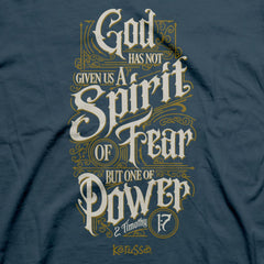 Spirit Of Power Scrolls Christian T-Shirt DS