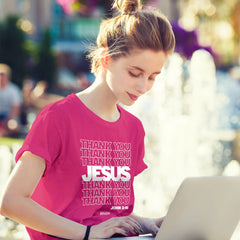 Thank You Jesus Womens T-Shirt