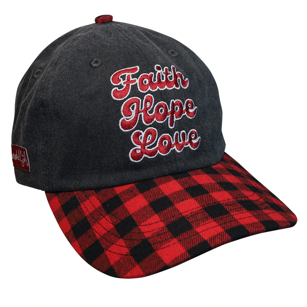 Faith Hope Love Cherished Girl Womens Cap