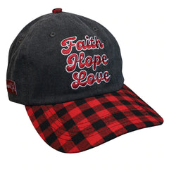 Faith Hope Love Cherished Girl Womens Cap