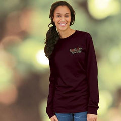 Thankful Cherished Girl Womens Long Sleeve T-Shirt