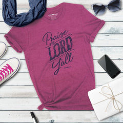 Praise The Lord Y'All grace & truth Womens T-Shirt