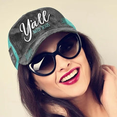 Y'All Need Jesus grace & truth Womens Cap DS