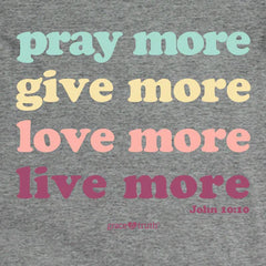 Live More Womens V-neck T-Shirt