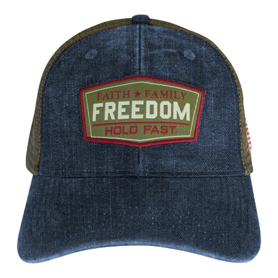 Faith Family Freedom HOLD FAST Mens Cap