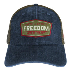 Faith Family Freedom HOLD FAST Mens Cap