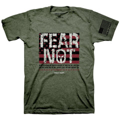 Fear Not Mens T-Shirt Flag DS