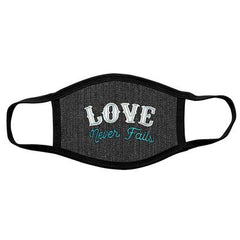 Love Never Fails Adult Face Mask