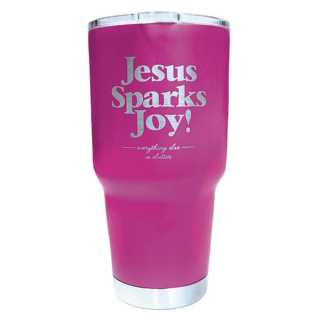 Jesus Sparks Joy 27 oz Stainless Steel Tumbler