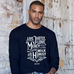 Live Justly Kerusso Christian Long Sleeve T-Shirt