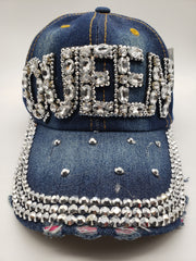 Rhinestone Bling Queen Hats