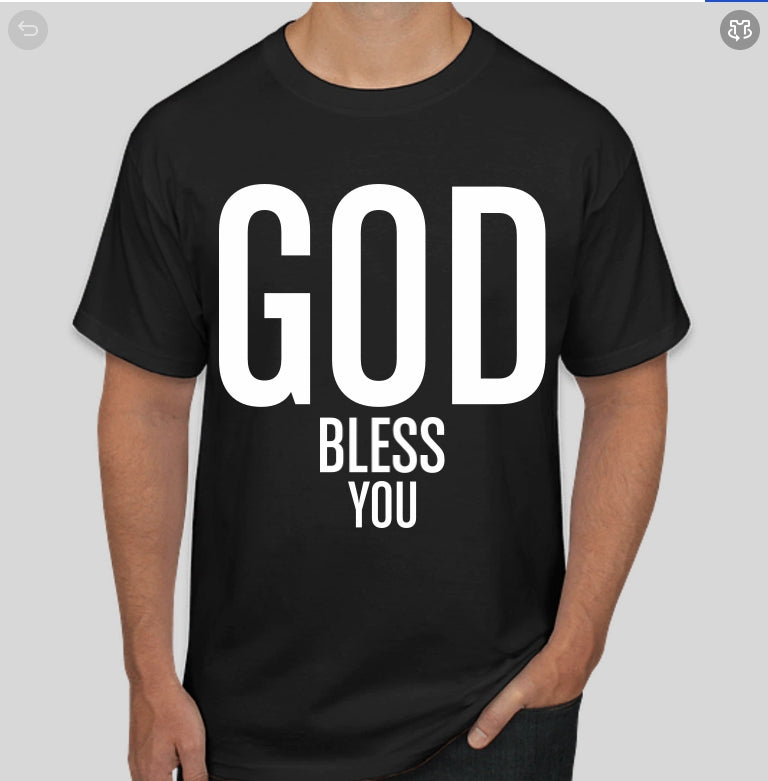 God Bless You T- Shirt – Inspirations Gifts and Goodies