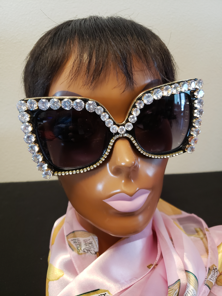Oversized Cat Eye Ladies Bling Sunglasses Inspirations Gifts and