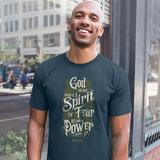 Spirit Of Power Scrolls Christian T-Shirt  DS