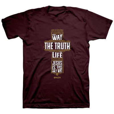 The Way, The Truth, The Life Cross Christian T-Shirt