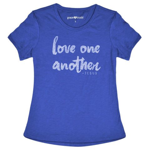 Love Blue Grace & Truth Womens T-Shirt
