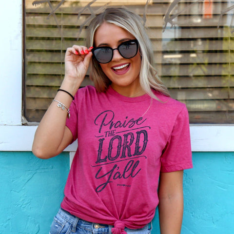Praise The Lord Y'All grace & truth Womens T-Shirt