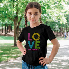Love Stripes Kids T-Shirt