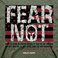 Fear Not Mens T-Shirt Flag DS
