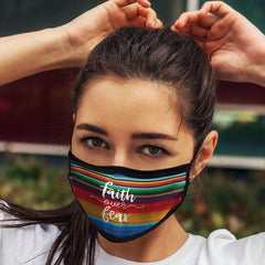 Faith Over Fear Adult Face Mask