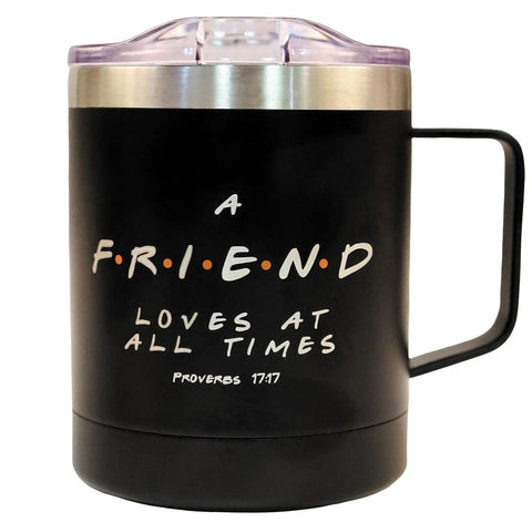 Kerusso Friend 14 oz Stainless Steel Mug With Handle