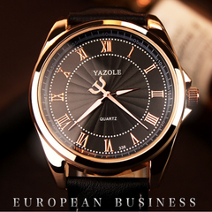 YAZOLE Mens watches Mens Business Male Quartz Wrist watch
